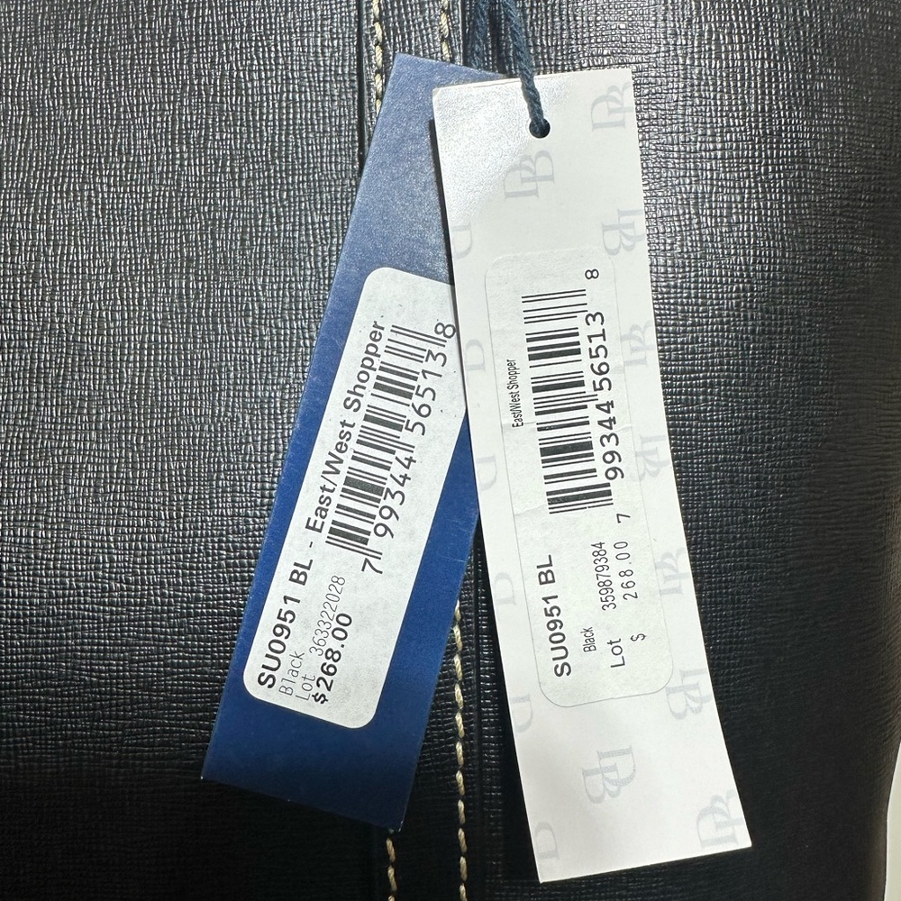 NWT Dooney & Bourke East/West Shopper – Black - Picture 3 of 7